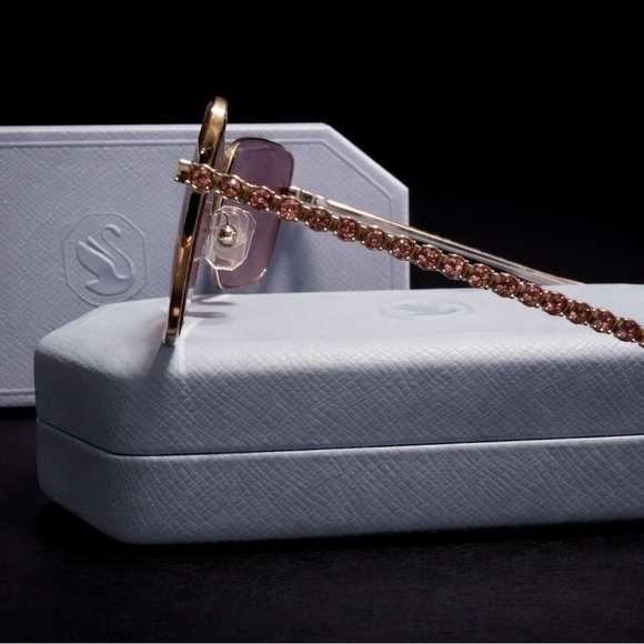 Swarovski Rose-Tinted Sunglasses